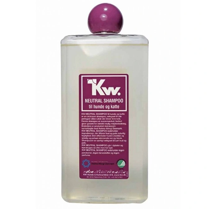 KW Neutral Shampoo til hunde og Katte 500 ml